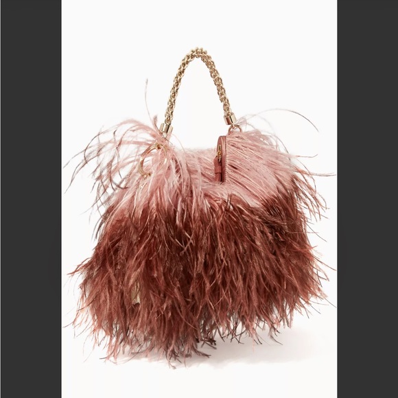 Jimmy Choo Handbags - EUC JIMMY CHOO Callie Dégradé Ostrich Feather Clutch Bag $1,895